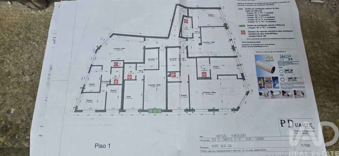 Apartamento T1 para Venda em Vilar Foto 4