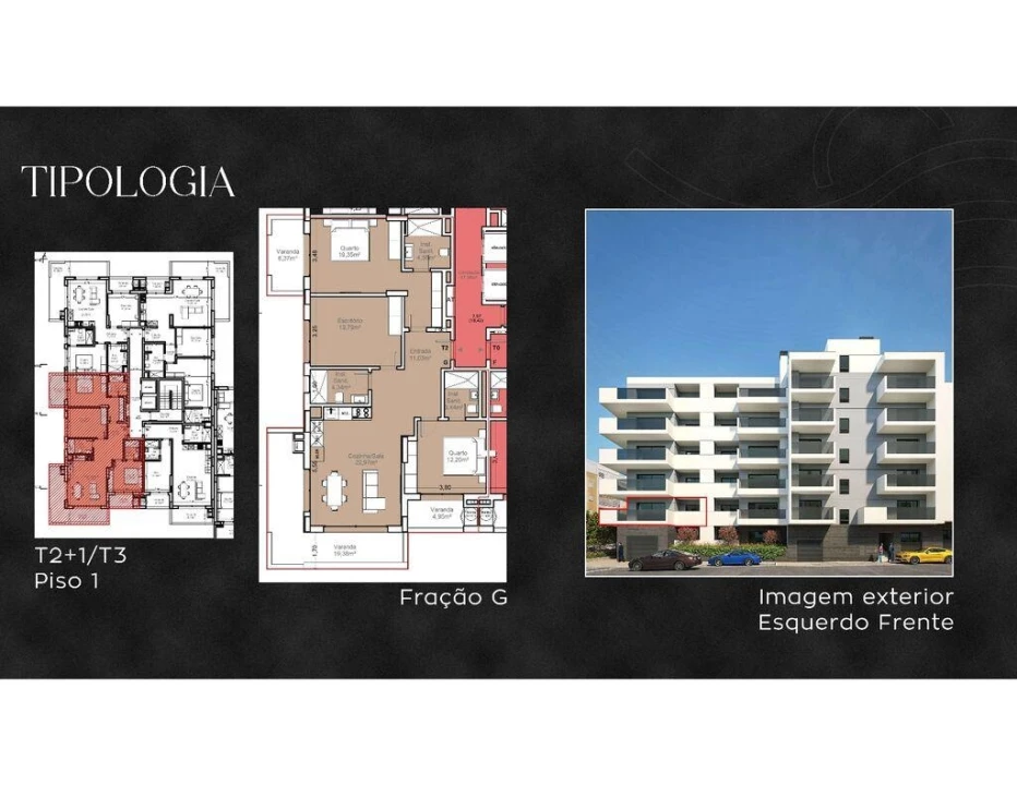 Apartamento T3 para Venda em Armação de Pera Foto 1