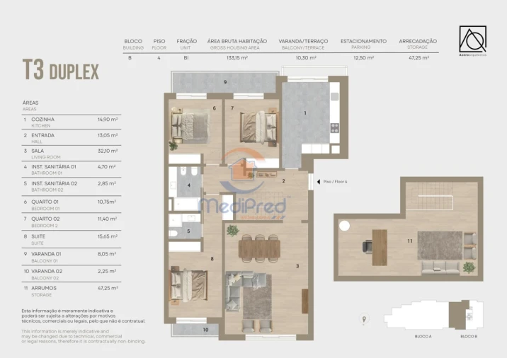 Apartamento T3 para Venda em Montijo e Afonsoeiro Foto 5