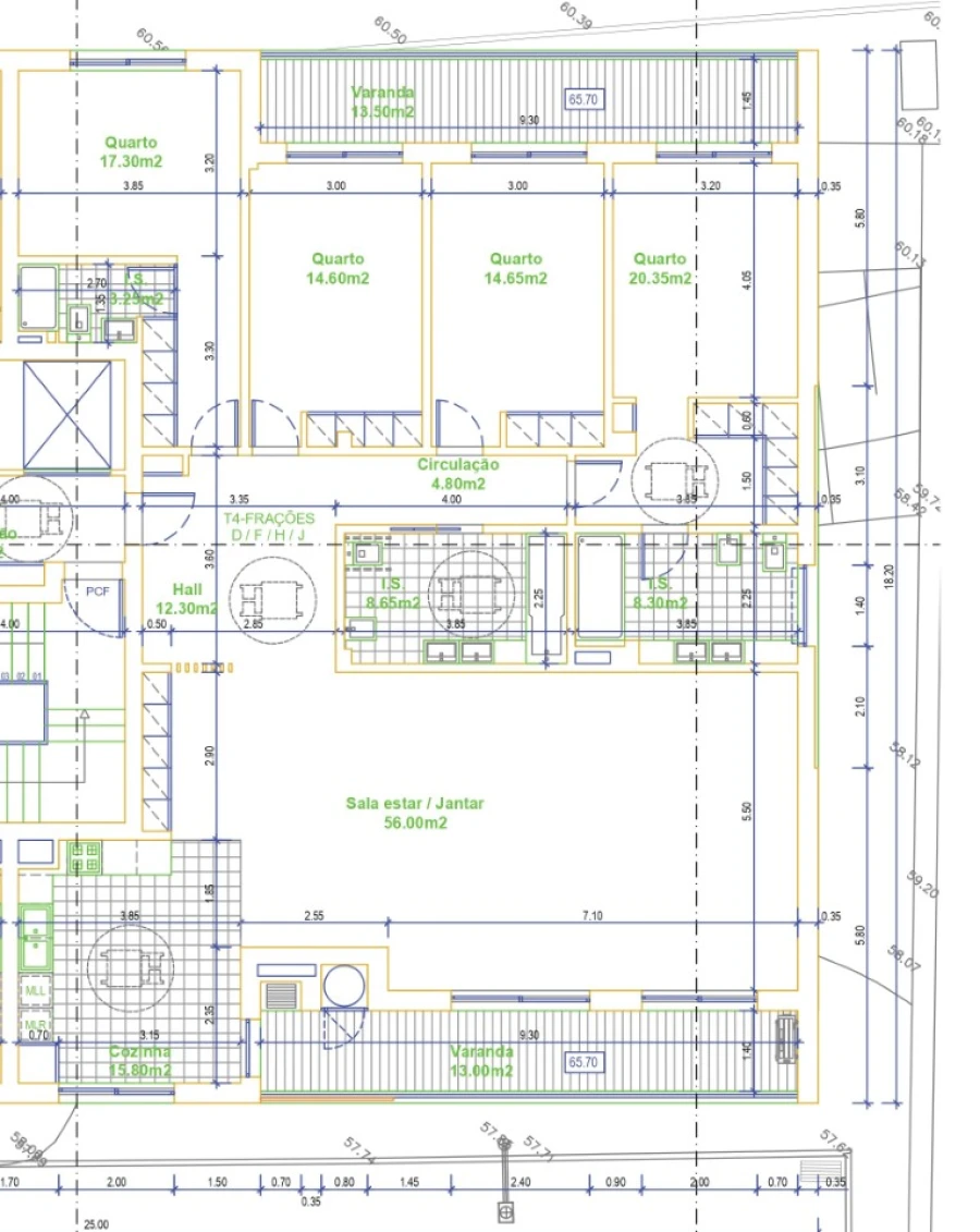 Apartamento T4 para Venda em Alverca do Ribatejo e Sobralinho Planta 1