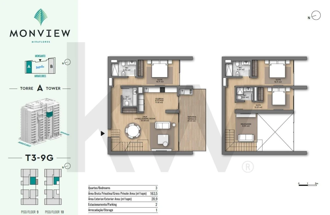 Apartamento T3 para Venda em Algés, Linda-A-Velha e Cruz Quebrada-Dafundo Foto 22