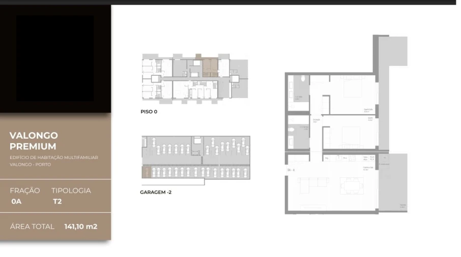 Apartamento T2 para Venda em Valongo Planta 1