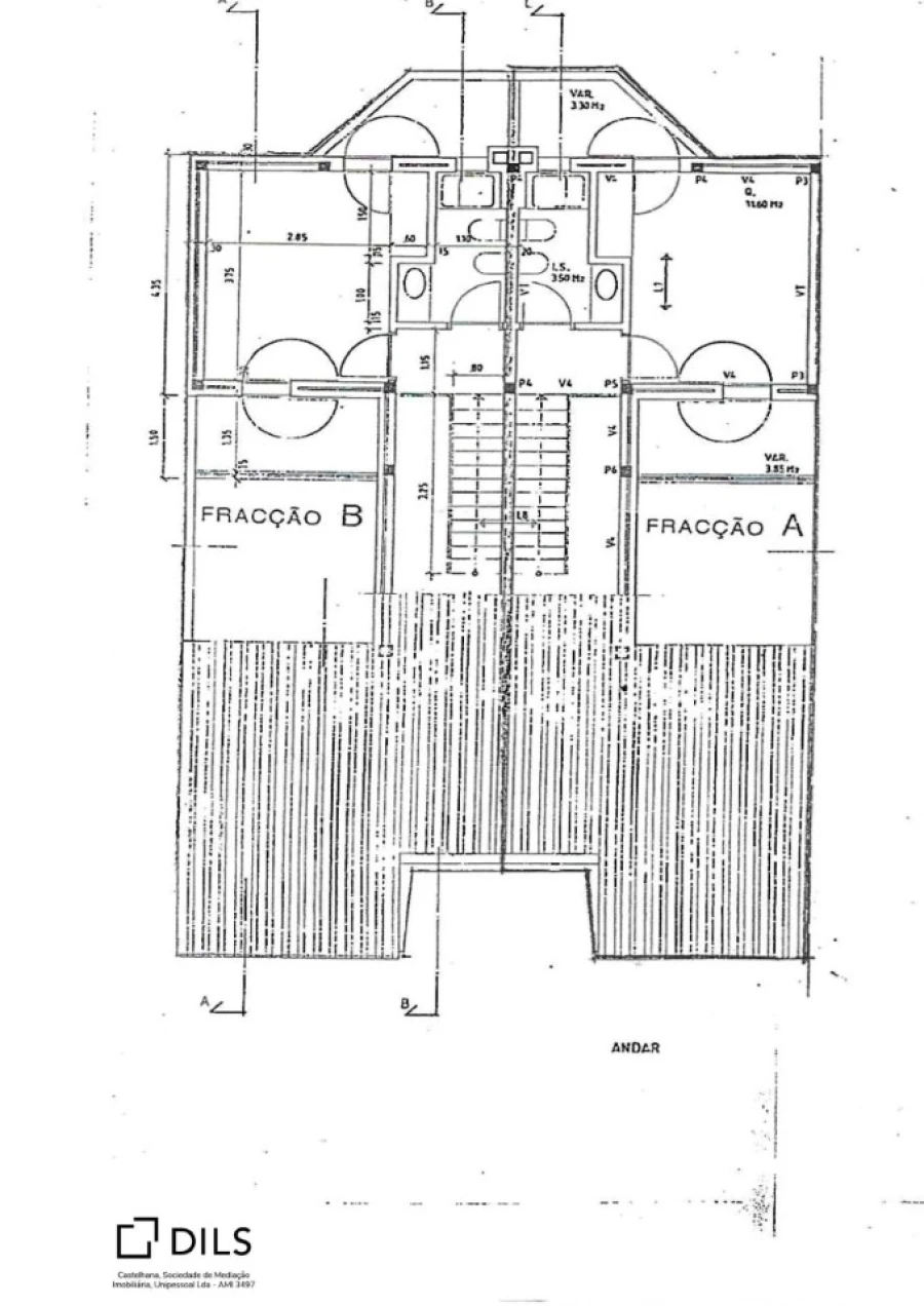 Moradia T3 para Venda em Quarteira Planta 1