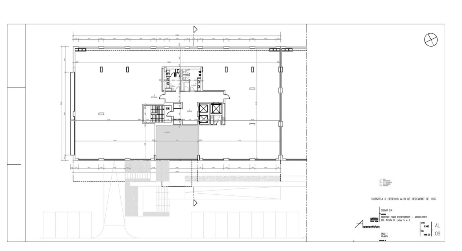 Escritório para Arrendamento em Algés, Linda-A-Velha e Cruz Quebrada-Dafundo Planta 1