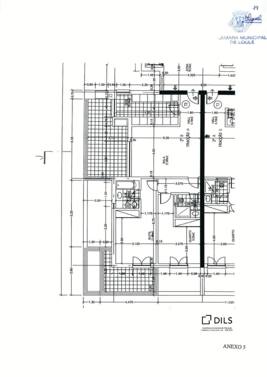 Apartamento T2 para Venda em Quarteira Planta 1