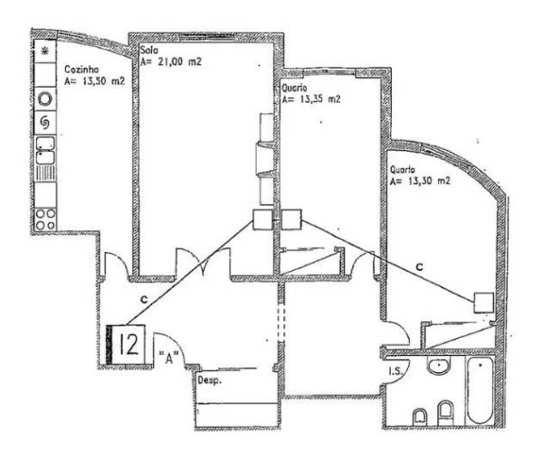 Apartamento T2 para Venda em Algueirão-Mem Martins Foto 22