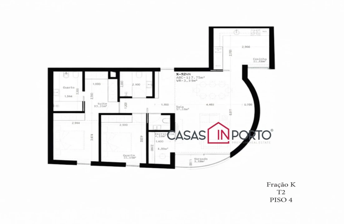 Apartamento T2 para Venda em Paranhos Foto 26