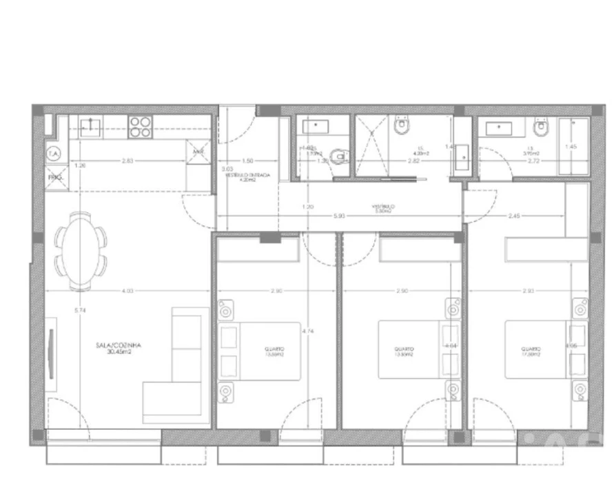 Apartamento T3 para Venda em Bonfim Foto 29