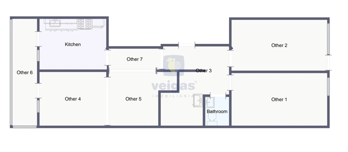 Apartamento T2 para Arrendamento em Avenidas Novas Foto 23