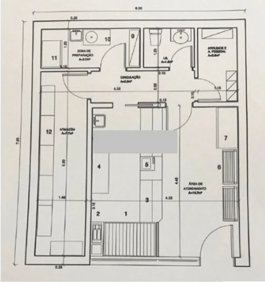 Loja para Venda em Pontinha e Famões Planta 1