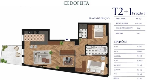 Apartamento T2 para Venda em Cedofeita, Santo Ildefonso, Sé, Miragaia, São Nicolau e Vitória