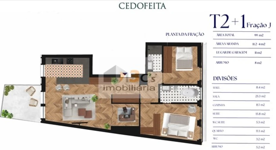 Apartamento T2 para Venda em Cedofeita, Santo Ildefonso, Sé, Miragaia, São Nicolau e Vitória Foto 20