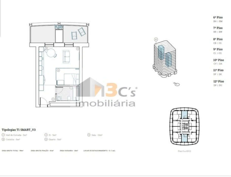 Apartamento T3 para Venda em Paranhos Foto 20