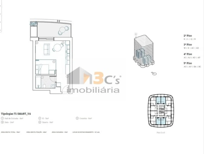 Apartamento T1 para Venda em Paranhos Foto 18