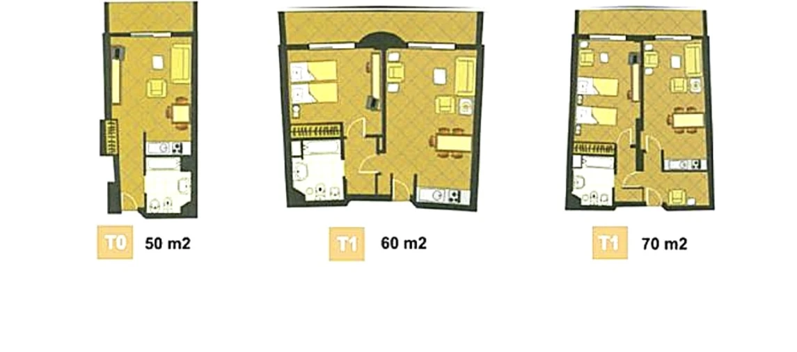 Apartamento T1 para Venda em Albufeira e Olhos de Água Planta 1