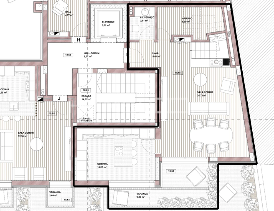 Apartamento T3 para Venda em Glória e Vera Cruz Foto 42
