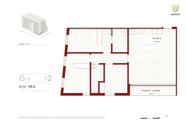 Apartamento T3 para Venda em Ramalde