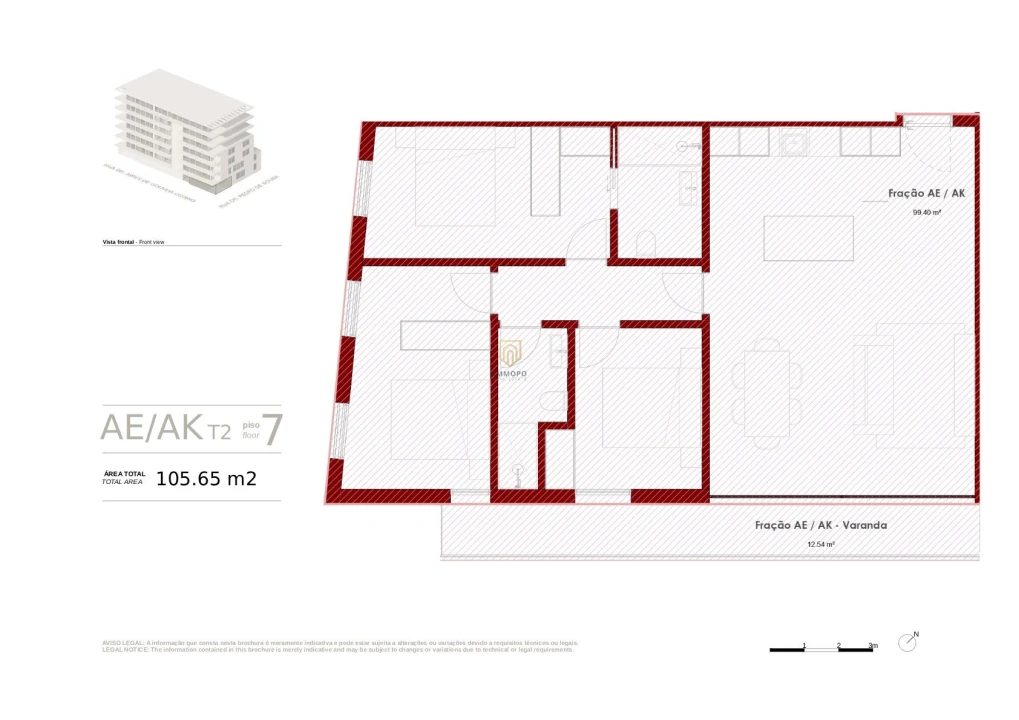 Apartamento T3 para Venda em Ramalde Foto 9