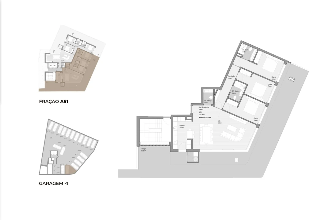 Apartamento T3 para Venda em Bougado (São Martinho e Santiago) Foto 15