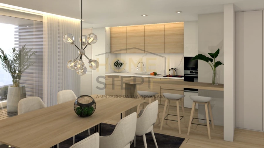 Apartamento T2 para Venda em Santa Maria de Lamas Foto 2