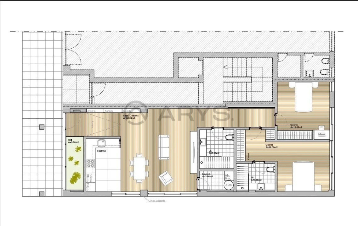 Apartamento T2 para Venda em Bairro Foto 1