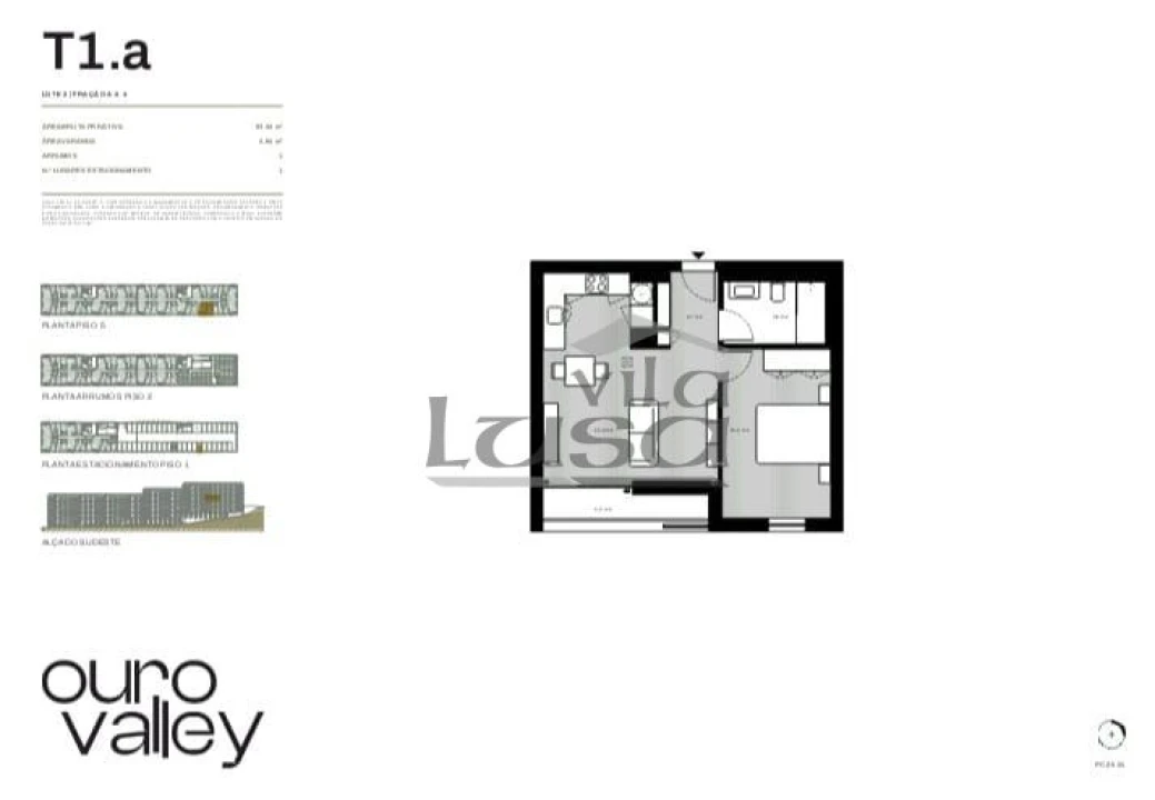 Apartamento T1 para Venda em Rio Tinto Foto 4