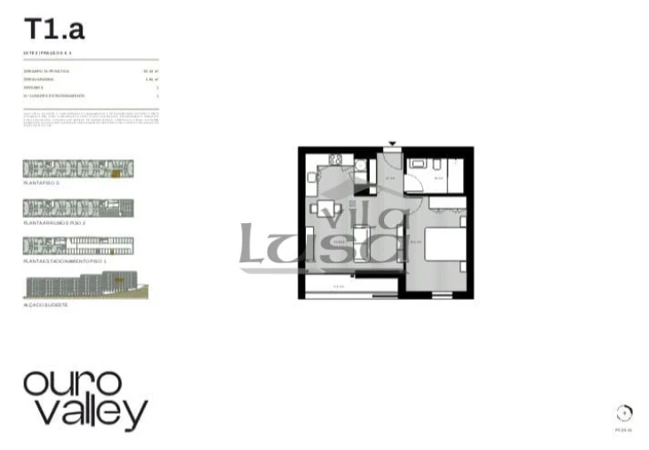 Apartamento T1 para Venda em Rio Tinto Foto 4