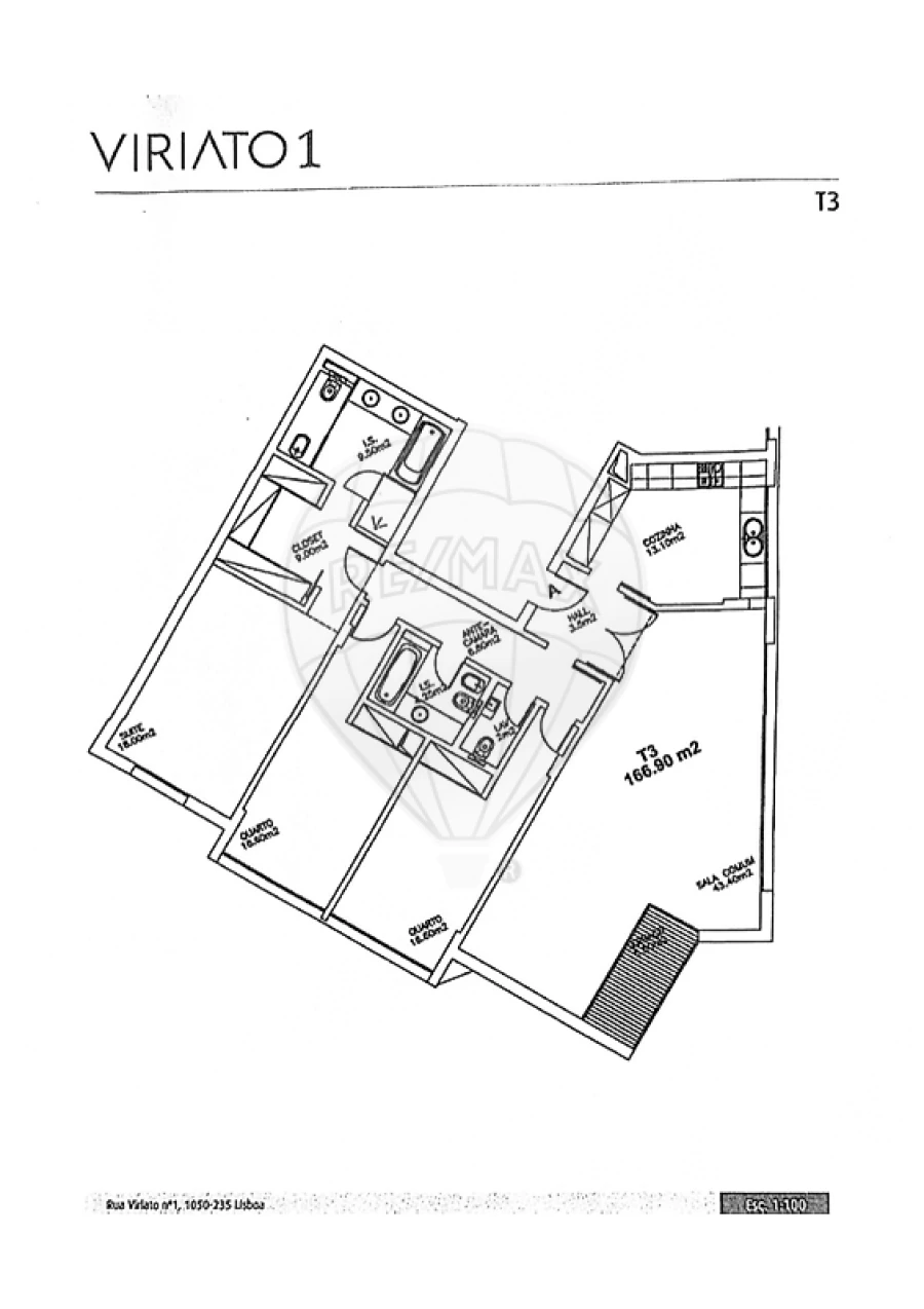 Apartamento T3 para Venda em Avenidas Novas Foto 30