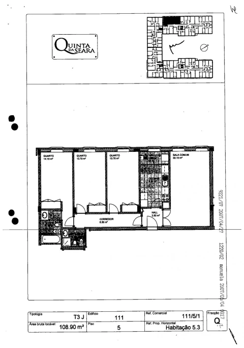 Apartamento T3 para Venda em Oliveira do Douro