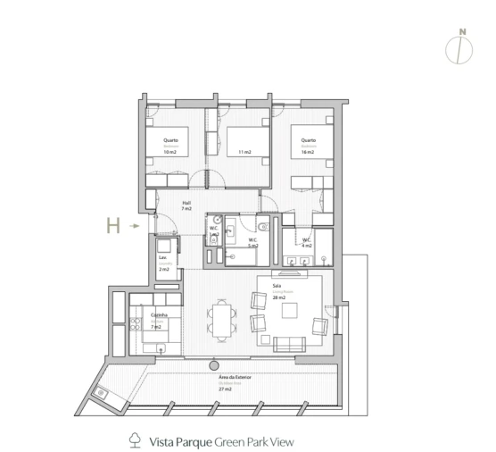 Apartamento T3 para Venda em Santo Antonio dos Olivais Foto 5
