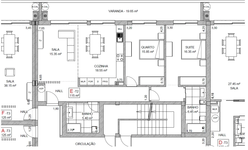 Apartamento T2 para Venda em Loureiro Foto 14