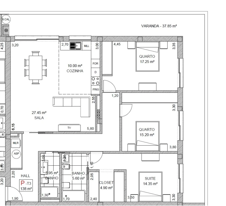 Apartamento T3 para Venda em Loureiro Foto 6