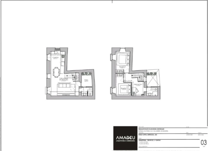 Moradia T2 para Venda em Roliça Planta 1