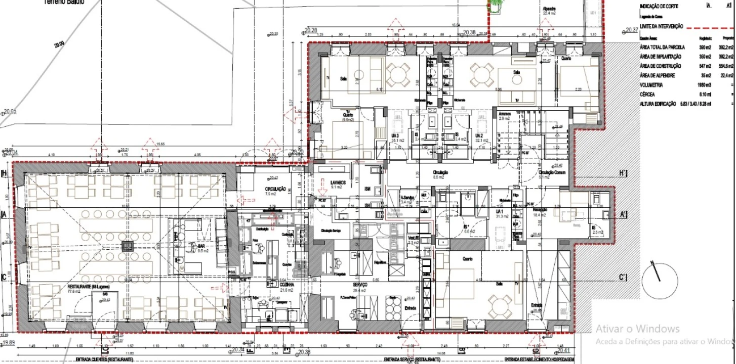 Prédio para Venda em Peniche Planta 3