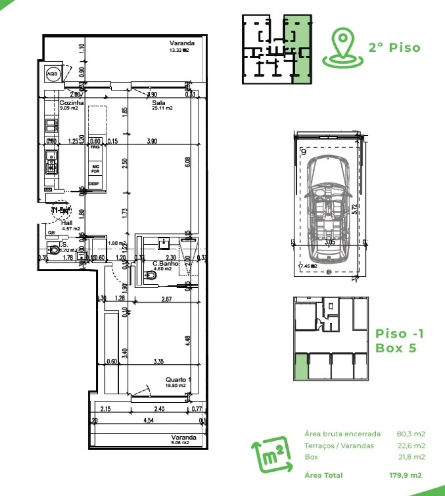 Apartamento T1 para Venda em Oeiras e São Julião da Barra, Paço de Arcos e Caxias Planta 1