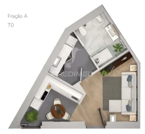 Apartamento para Venda em Lordelo do Ouro e Massarelos