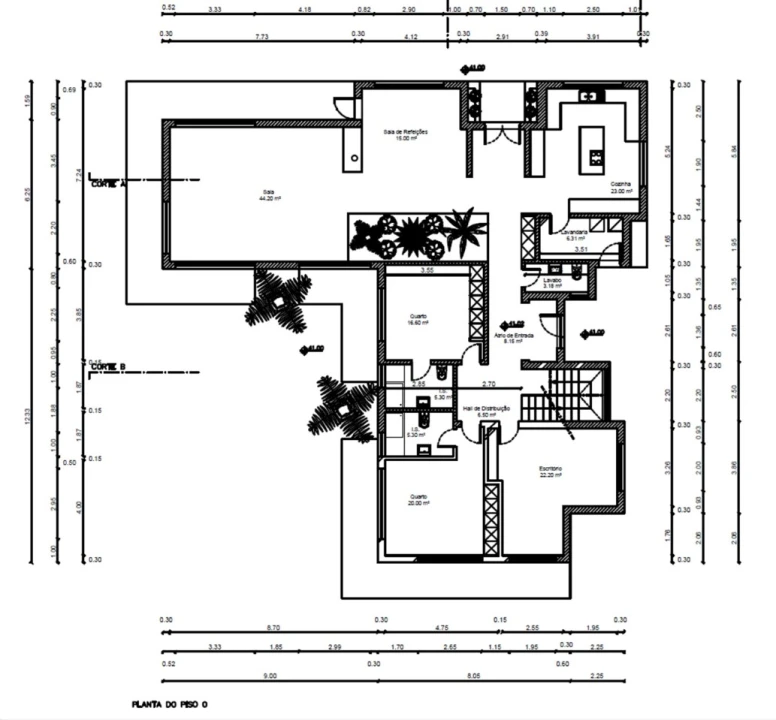 Moradia T4 para Venda em Santo Estêvão Planta 2