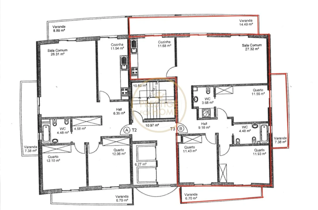 Apartamento T3 para Arrendamento em Loule (São Clemente) Foto 22
