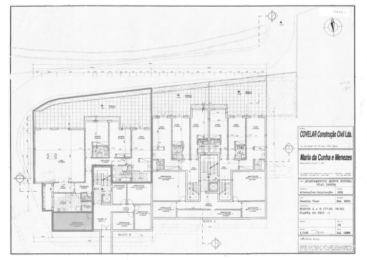 Apartamento T3 para Venda em Cascais e Estoril Planta 1