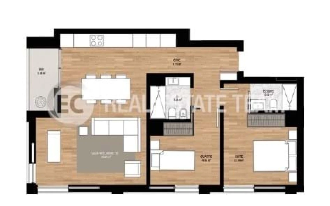 Apartamento T2 para Venda em Glória e Vera Cruz Foto 16