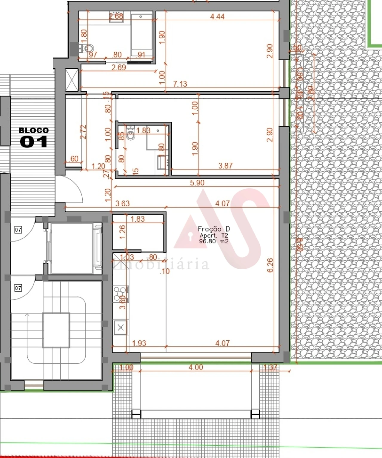 Apartamento T2 para Venda em Infias Foto 12