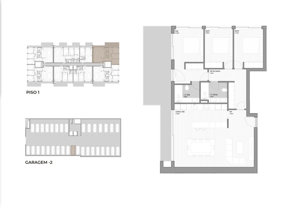Apartamento T3 para Venda em Valongo Planta 4