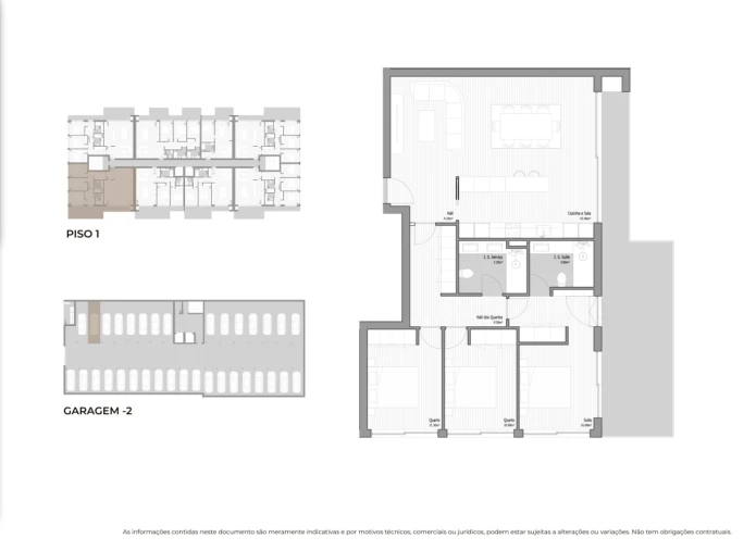 Apartamento T3 para Venda em Valongo Planta 1