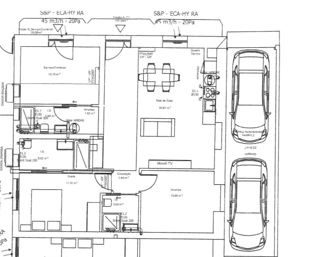 Apartamento T2 para Venda em Cavernães Foto 21