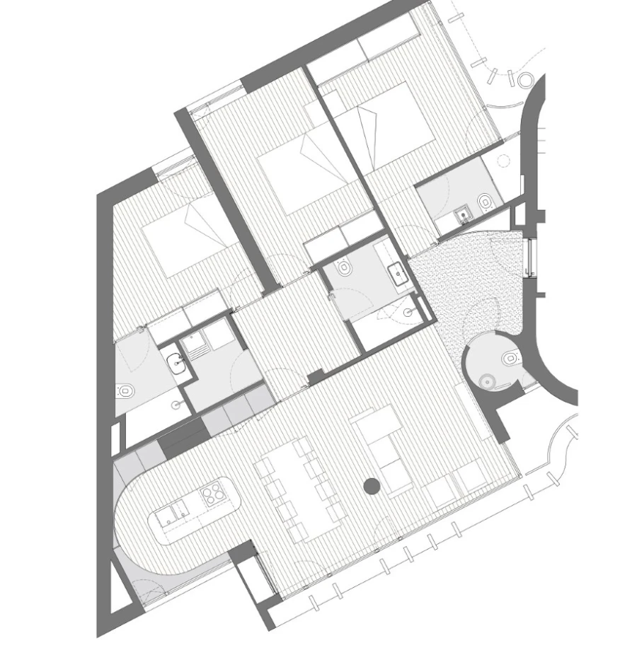 Apartamento T3 para Venda em Glória e Vera Cruz Planta 1