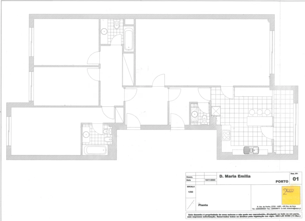 Apartamento T3 para Venda em Lordelo do Ouro e Massarelos Foto 37