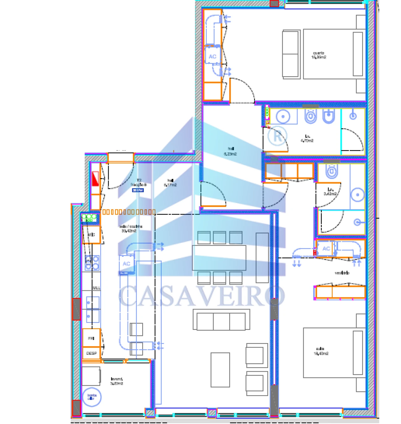 Apartamento T2 para Venda em São Bernardo Foto 17