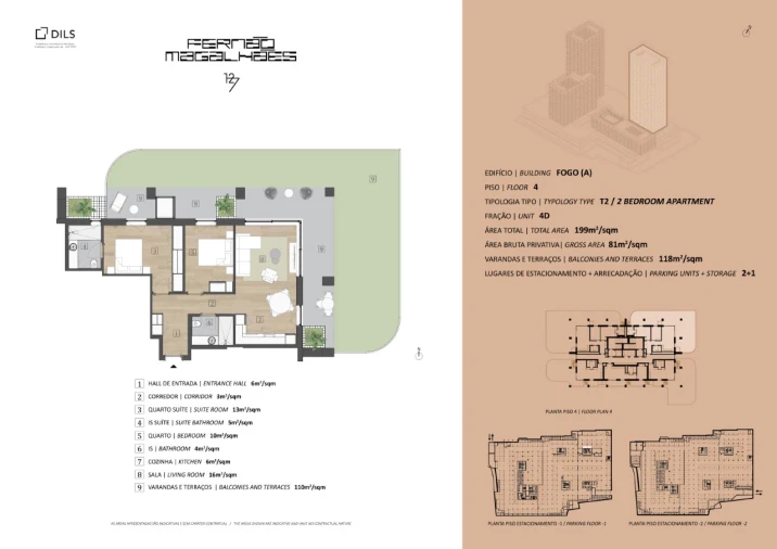 Apartamento T2 para Venda em Campanhã Planta 1