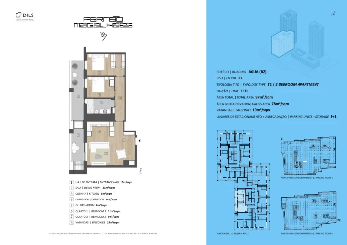 Apartamento T2 para Venda em Campanhã Planta 1