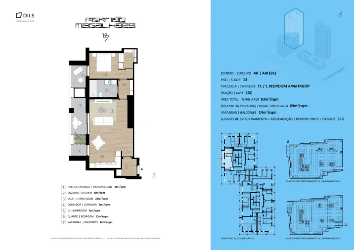 Apartamento T1 para Venda em Campanhã Planta 1